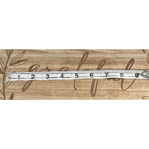 Ross Simons 925 Sterling Gold Vermeil White Topaz & Diamond 18" Necklace 4.5 gms - Picture 16 of 16